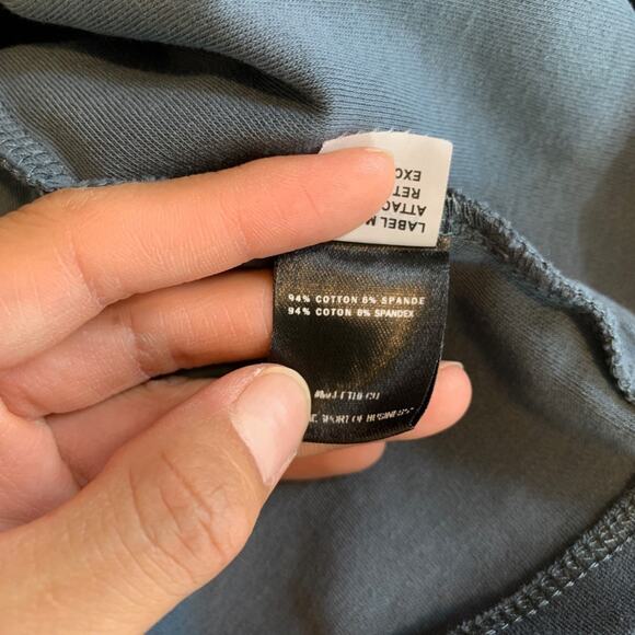 Cuts T Shirt Womens L Large Dusty Blue Cotton Blend Tomboy Short Sleeve Stretch - Picture 8 of 11